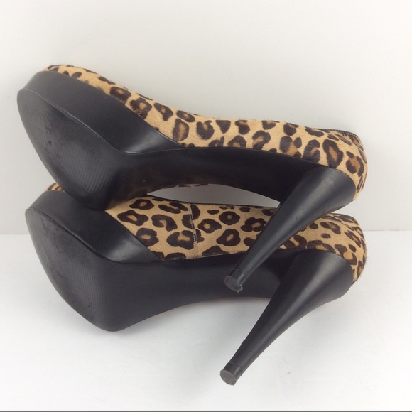 GUESS | Animal Print Platform High Heels - Picture 7 of 8